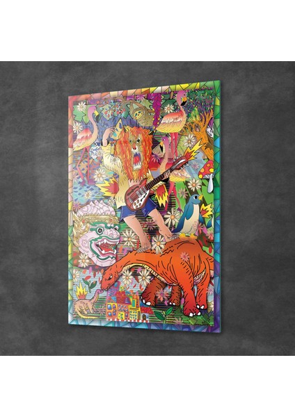 Cam Tablo Pop Art Karma 70X100 cm fiyatları