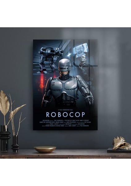 Cam Tablo Robocop Film Afiş 30X40 cm