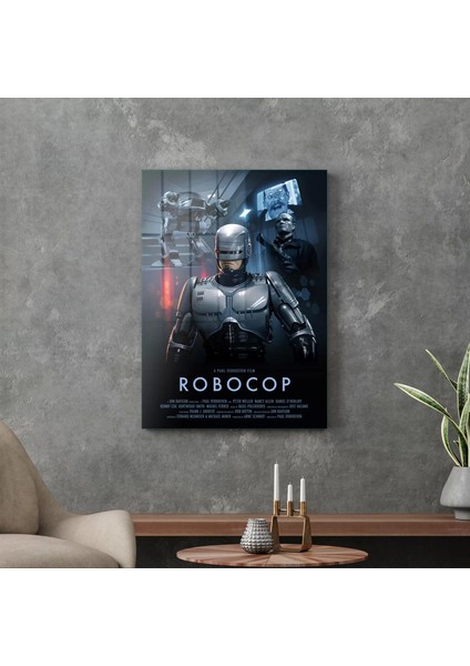 Cam Tablo Robocop Film Afiş 30X40 cm modelleri