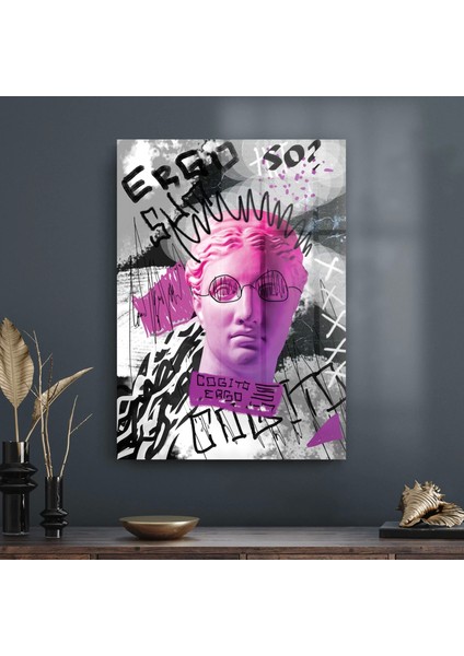 Cam Tablo Modern Pop Art Ergo 30X40 cm