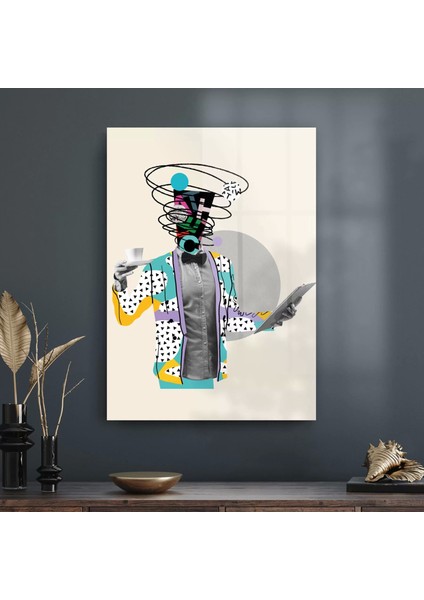 Cam Tablo Modern Pop Art Funny 30X40 cm