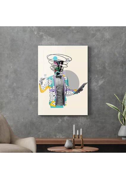 Cam Tablo Modern Pop Art Funny 30X40 cm modelleri