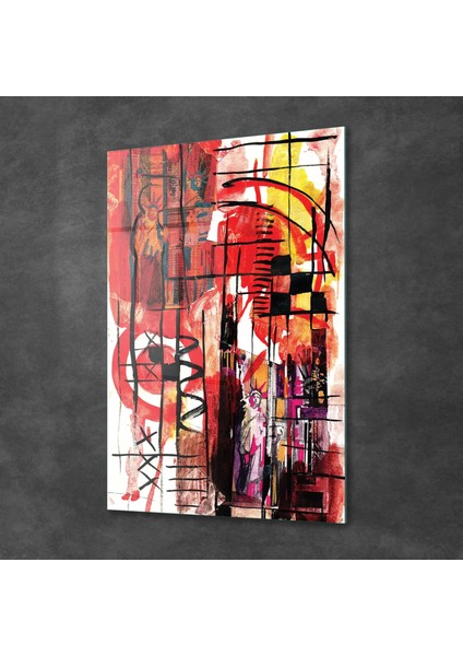 Cam Tablo Dekoratif Desenler 70X100 cm modelleri