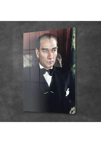 Cam Tablo Atatürk Portresi 30X40 cm fiyatları