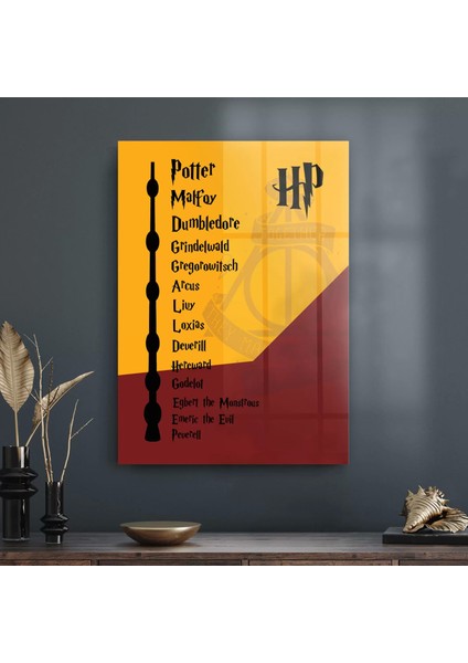 Cam Tablo Harry Potter Mürver Asa 30X40 cm