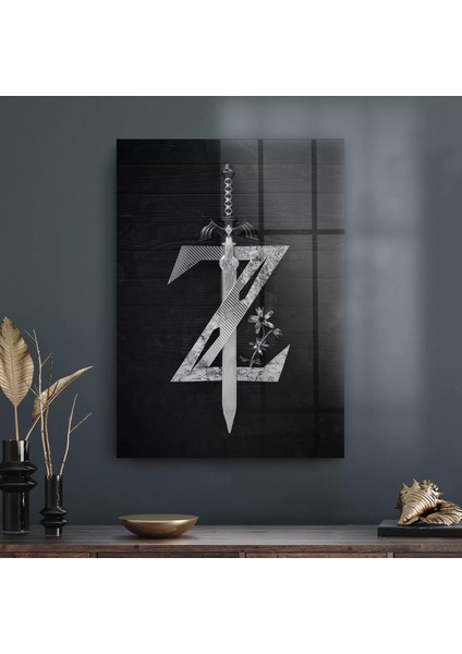 Cam Tablo Legend Of Zelda 30X40 cm