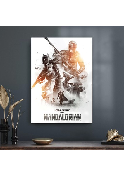 Cam Tablo Mandalorian Poster 30X40 cm