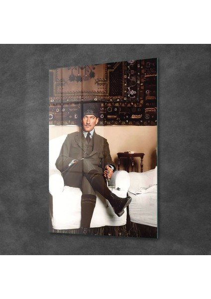 Cam Tablo Atatürk Dekoratif 30X40 cm fiyatları