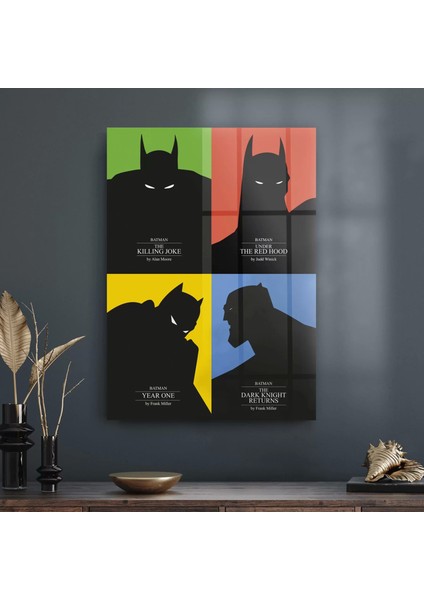 Cam Tablo Batman History 30X40 cm