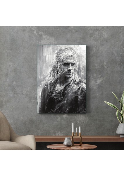 Cam Tablo Witcher Geralt Of Rivia 70X100 cm modelleri