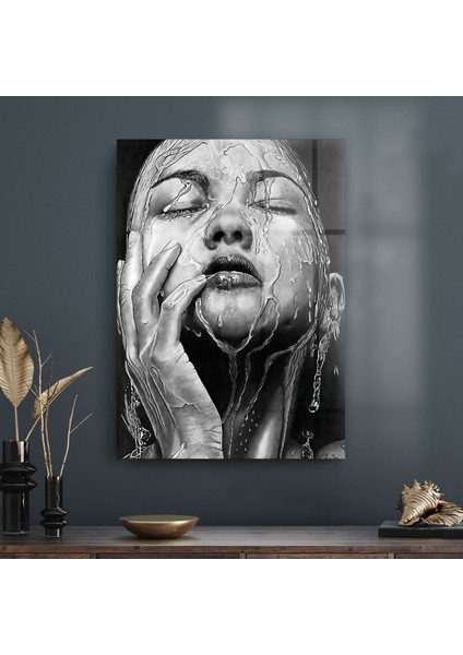 Cam Tablo Black Girl 70X100 cm