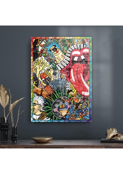 Cam Tablo Pop Art Karma 70X100 cm