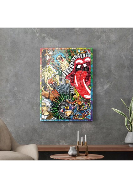 Cam Tablo Pop Art Karma 70X100 cm modelleri