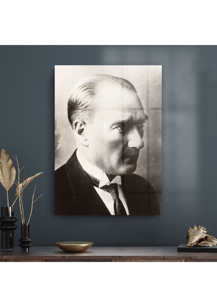 Atatürk Portesi Cam Tablo 70X100 cm