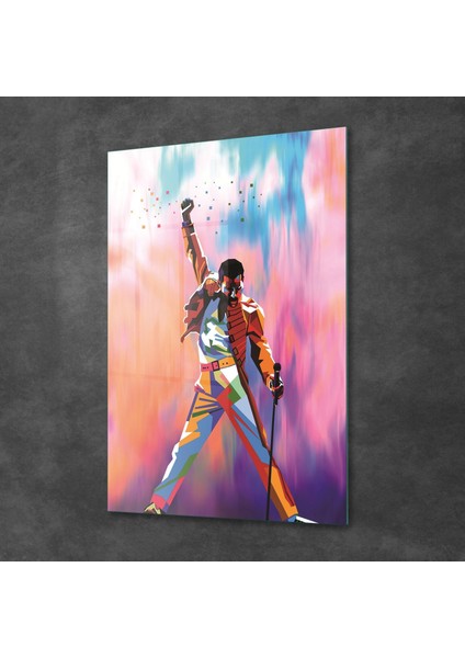 Queen Freddie Mercury Tablo Illüstrasyon 70X100 cm fiyatları