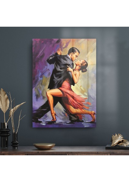 Tango Dans Temalı Cam Tablo 70X100 cm fiyatları