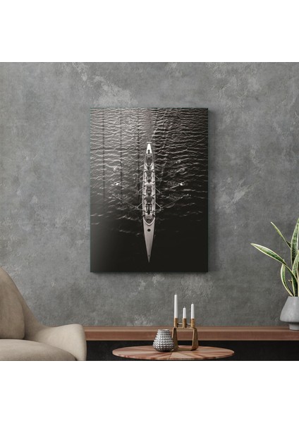 Kürek Yarışı Cam Tablo 70X100 cm modelleri