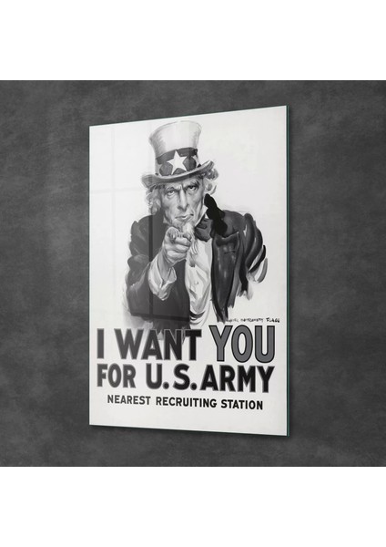 Cam Tablo Us Army Call 70X100 cm