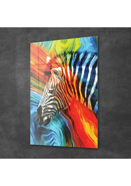 Cam Tablo Zebra Desenli 70X100 cm fiyatları