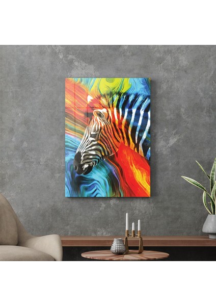 Cam Tablo Zebra Desenli 70X100 cm modelleri