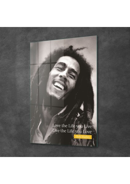Cam Tablo Bob Marley 70X100 cm fiyatları