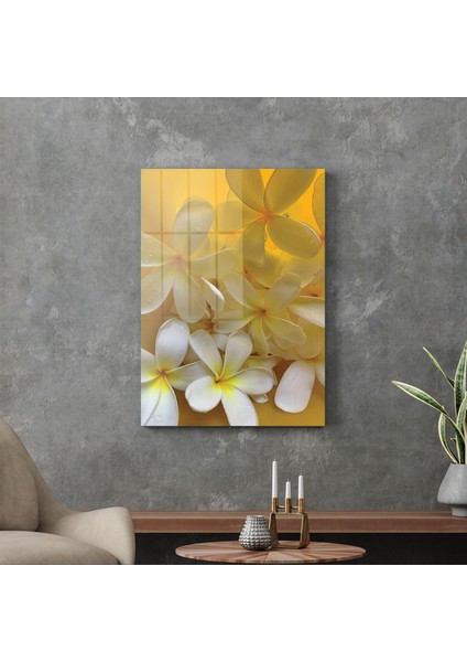 Cam Tablo White Lily Desenli 70X100 cm modelleri