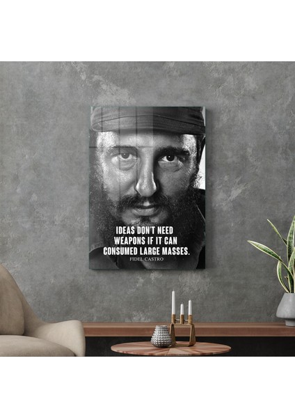 Cam Tablo Fidel Castro 70X100 cm modelleri