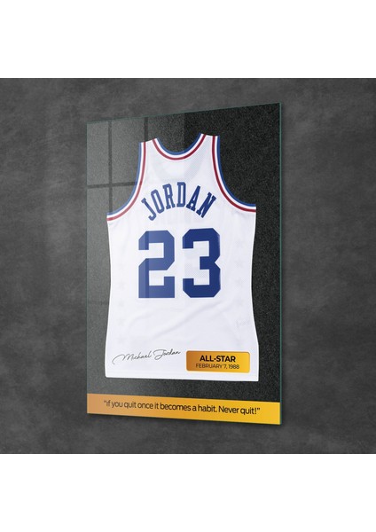 Cam Tablo Michael Jordan Forma 70X100 cm fiyatları