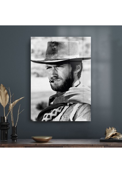 Cam Tablo Clint Eastwood 70X100 cm