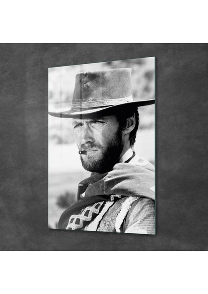 Cam Tablo Clint Eastwood 70X100 cm fiyatları