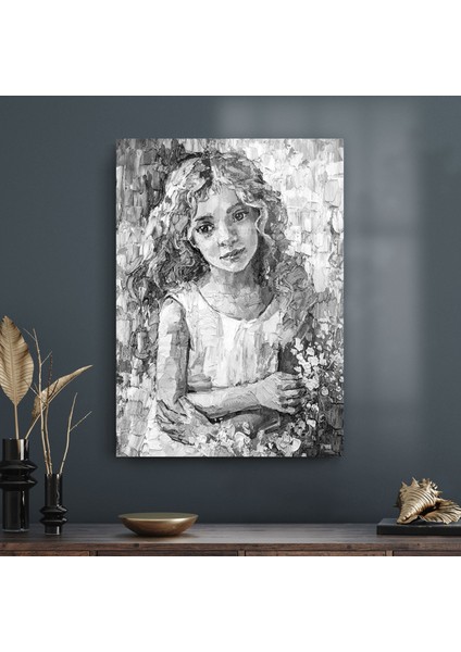 Cam Tablo Yağlı Boya Sanatsal 70X100 cm