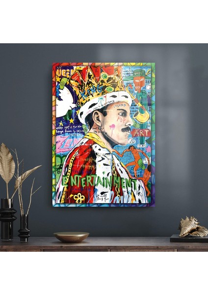 Cam Tablo Pop Art Queen 70X100 cm