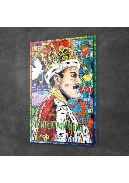 Cam Tablo Pop Art Queen 70X100 cm fiyatları