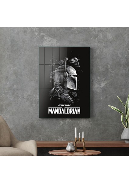 Cam Tablo Star Wars Mandalorian 70X100 cm