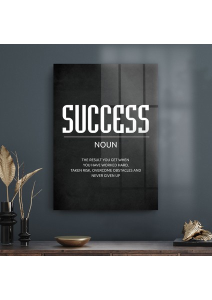 Cam Tablo Ofisinize Özel Success 70X100 cm