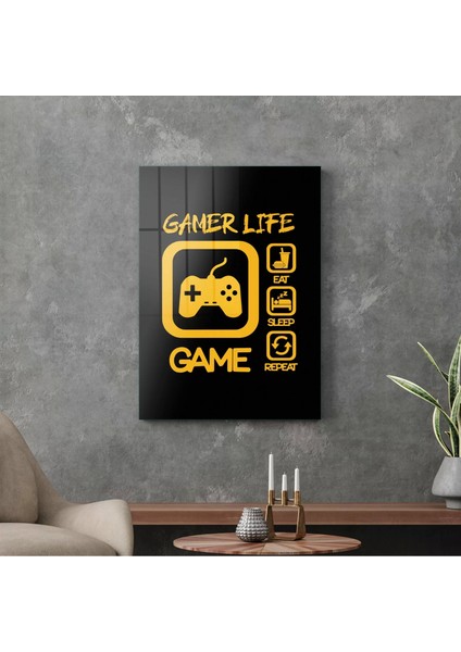 Cam Tablo Gamer Life 70X100 cm