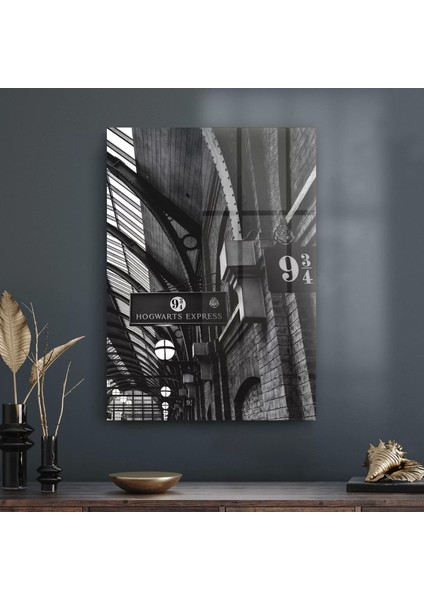 Cam Tablo Harry Potter Hogwarts Express 70X100 cm