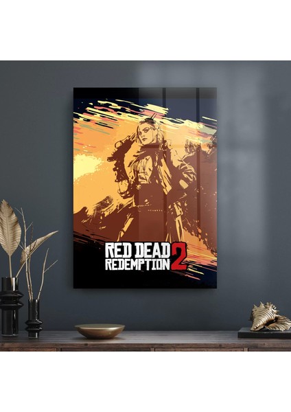 Cam Tablo Red Dead Redemption Poster 70X100 cm