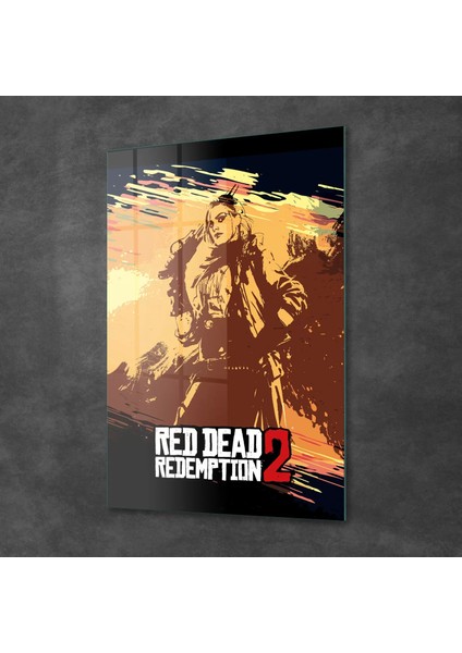 Cam Tablo Red Dead Redemption Poster 70X100 cm fiyatları