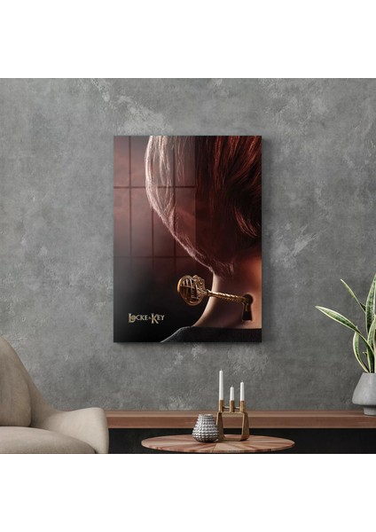 Cam Tablo Locke & Key 70X100 cm modelleri