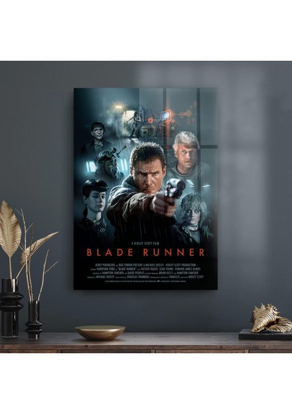 Cam Tablo Blade Runner Film Afiş 70X100 cm