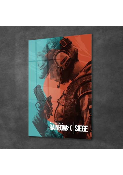 Cam Tablo Rainbowsix Siege 70X100 cm fiyatları