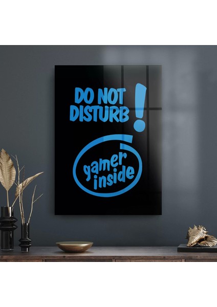 Cam Tablo Do Not Disturb Yazılı 70X100 cm