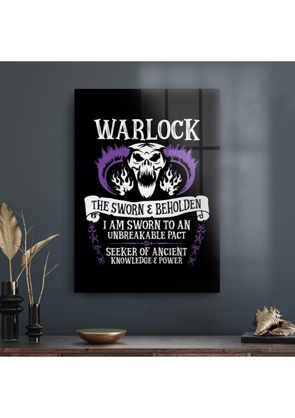 Cam Tablo Gamer Class Warlock 70X100 cm