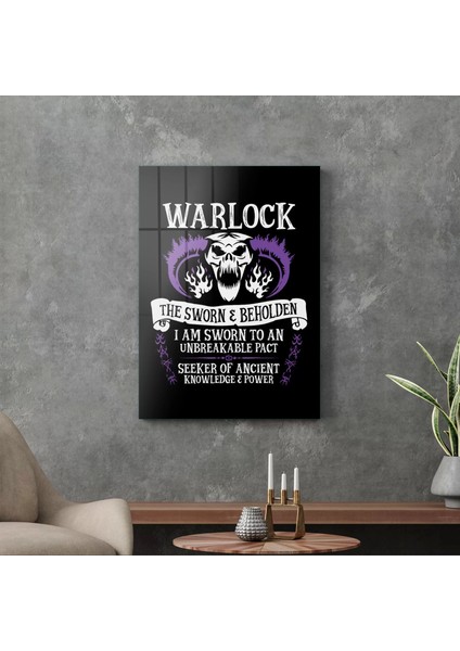 Cam Tablo Gamer Class Warlock 70X100 cm