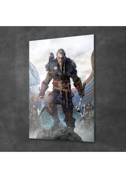 Cam Tablo Assassin's Creed Valhalla 70X100 cm fiyatları