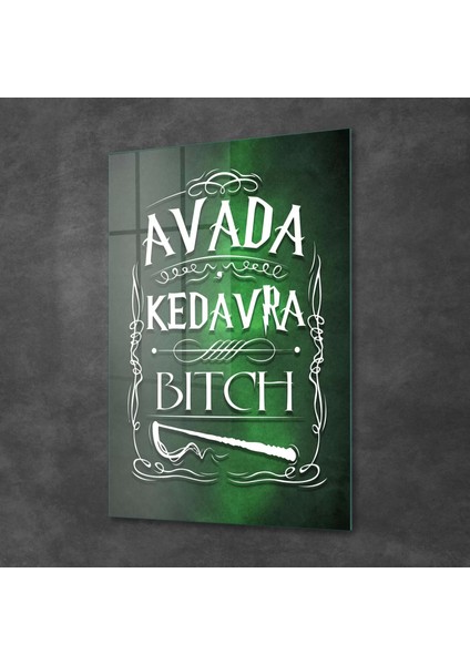 Cam Tablo Harry Potter Avada Kedavra 70X100 cm