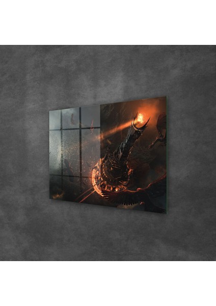 Cam Tablo Lotr Battle Of Mordor 70X100 cm fiyatları