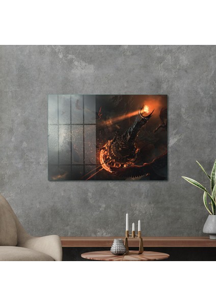 Cam Tablo Lotr Battle Of Mordor 70X100 cm modelleri