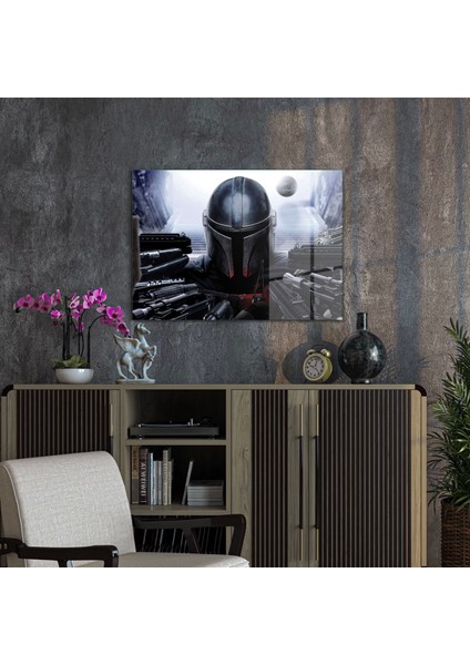 Mandalorian Shooting Cam Tablo 70X100 cm